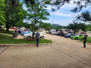 The car show for the anniversary.