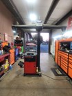 A full view of one of the garage bays.